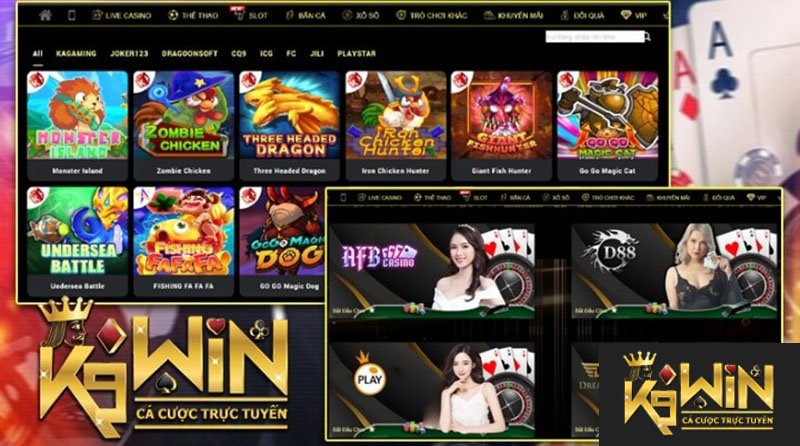 Những tựa game hot không thể bỏ lỡ tại Casino Online K9win